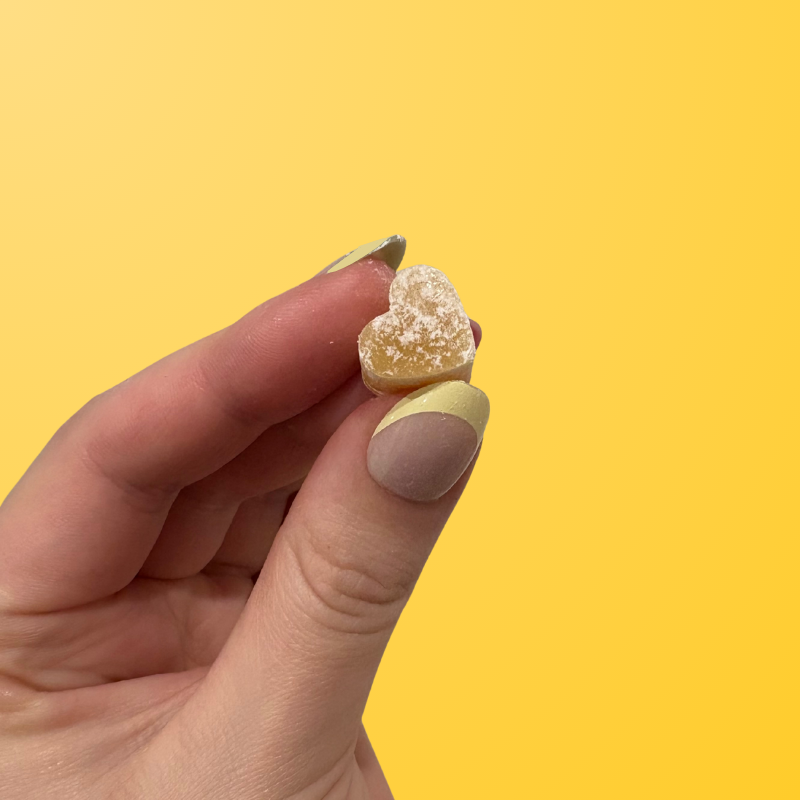 frosted honey wax candy bites